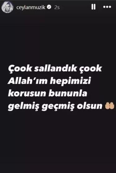 İstanbulda şiddetli deprem Ünlü isimler korku dolu anları paylaştı