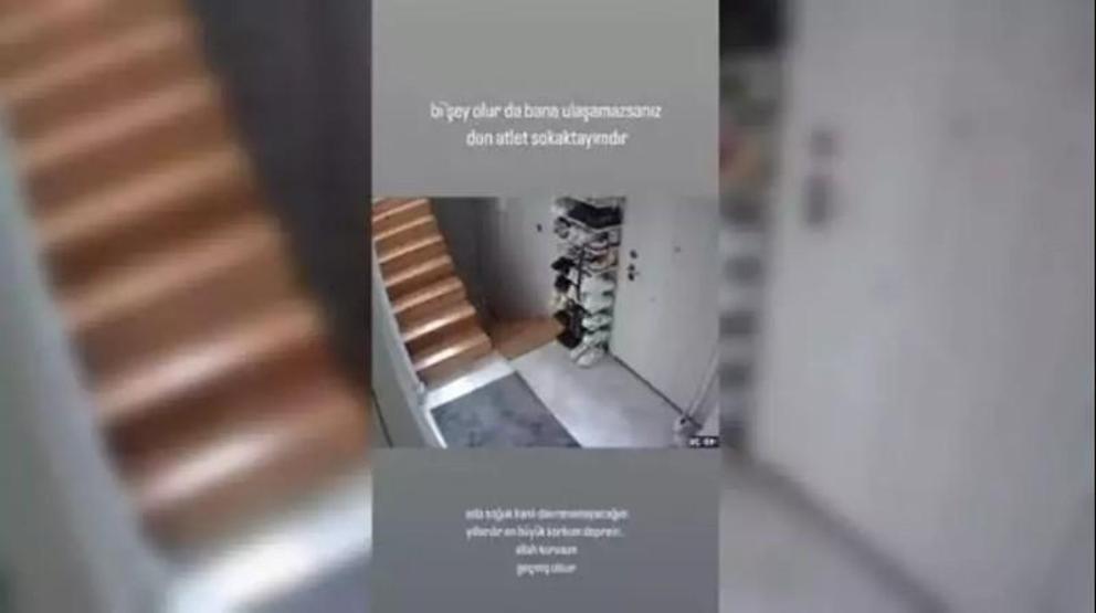 Rapçi Sefo’nun deprem sırasındaki panik anları kamerada