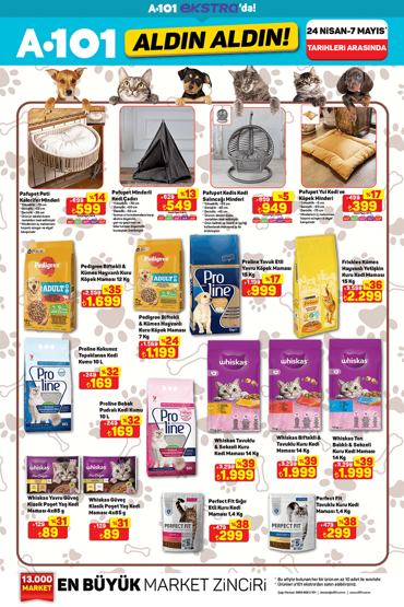 24 NİSAN PERŞEMBE A101 AKTÜEL KATALOĞU: A101, birbirinden dikkat çekici ürünleri raflara getirdi