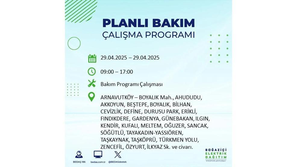 29 NİSAN İSTANBULDA DEV ELEKTRİK KESİNTİSİ: Tam 85 Bölgede Elektrikler Yok İstanbulda Elektrikler Ne Zaman Gelecek BEDAŞ - AYEDAŞ Elektrik Kesintisi Sorgulama