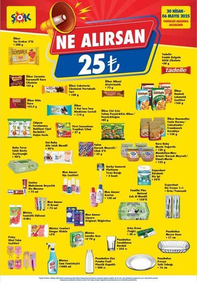 30 NİSAN - 6 MAYIS ŞOK AKTÜEL ÜRÜNLER: ŞOK kataloğunda bu hafta hangi ürünler satışa çıkacak