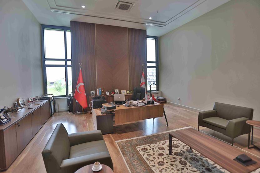 KKTC Cumhurbaşkanlığı Yerleşkesi, 3 Mayısta Cumhurbaşkanı Erdoğanın katılımıyla açılacak
