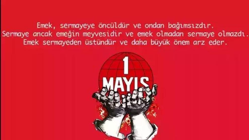 1 MAYIS İŞÇİ BAYRAMI MESAJLARI: Resimli, Anlamlı, Yazılı, Posterli 1 Mayıs Emek ve Dayanışma Günü Mesajları