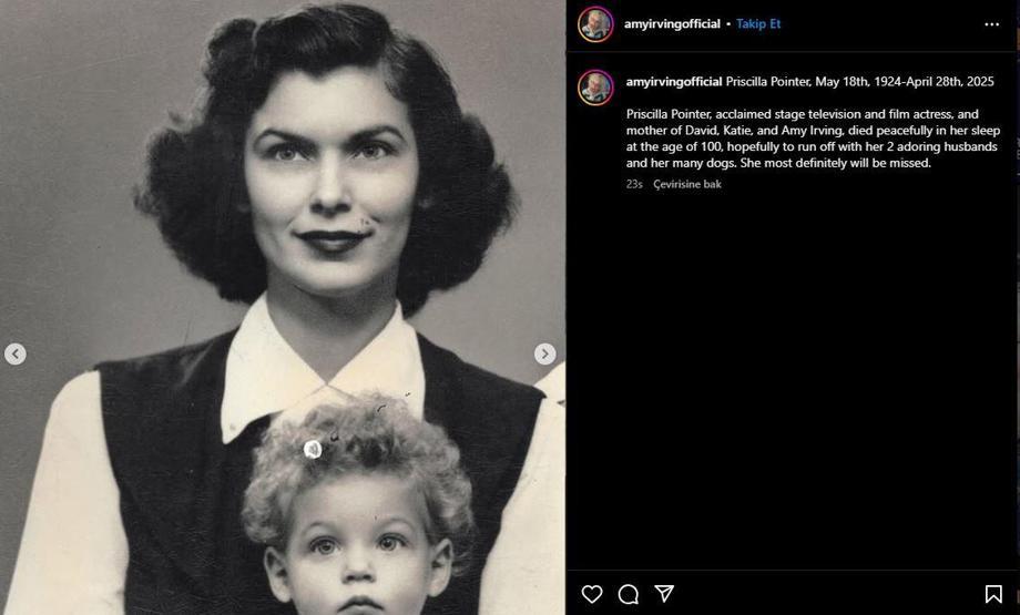 100 YAŞINDAYDI Dallasın Rebeccası Priscilla Pointer hayatını kaybetti
