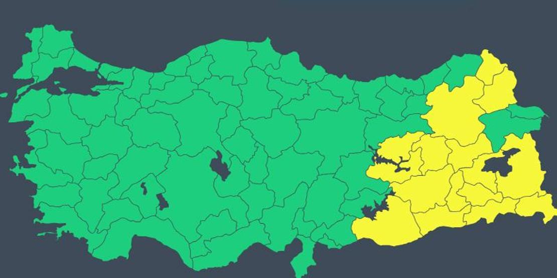 Dikkat Meteoroloji tek tek uyardı: 16 ilde sarı kodlu alarm