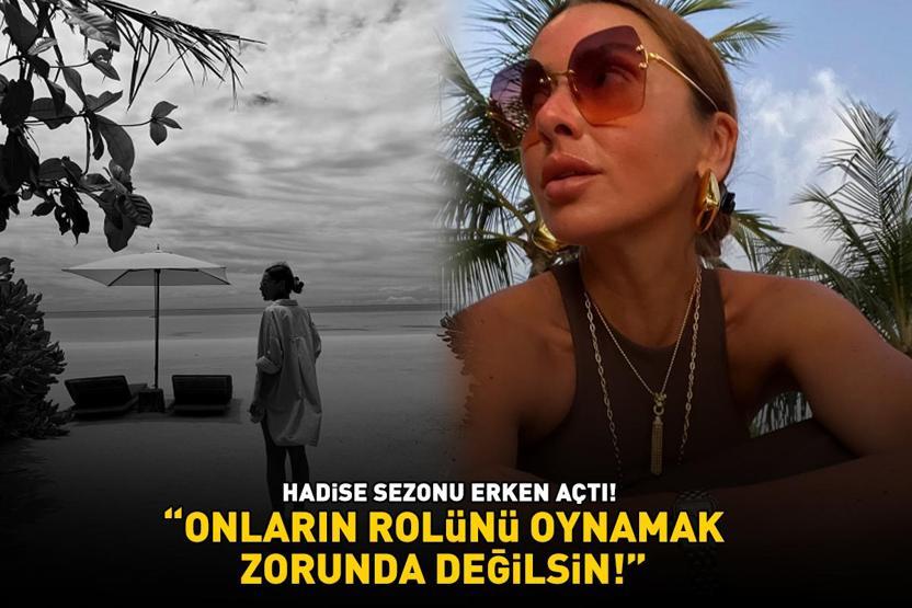 BEĞENİ BUTONU ÇÖKTÜ Hadise sezonu erken açtı