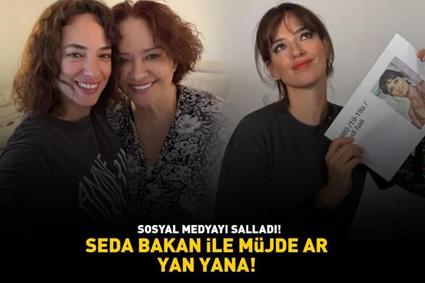 SOSYAL MEDYAYI SALLADI Seda Bakan ile Müjde Ar yan yana