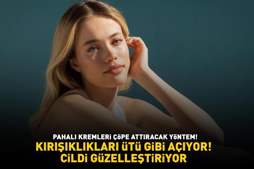 GENÇLEŞTİREN GÜZELLİK YÖNTEMİ Doğal kolajen Kırışıklıkları ütü gibi açıyor, cildi güzelleştiriyor