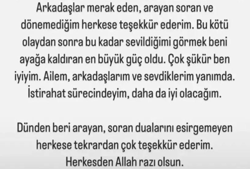 Trafik kazası geçirmişti Gönül Dağının yıldızı Berk Atandan yeni paylaşım: ÇOK ŞÜKÜR