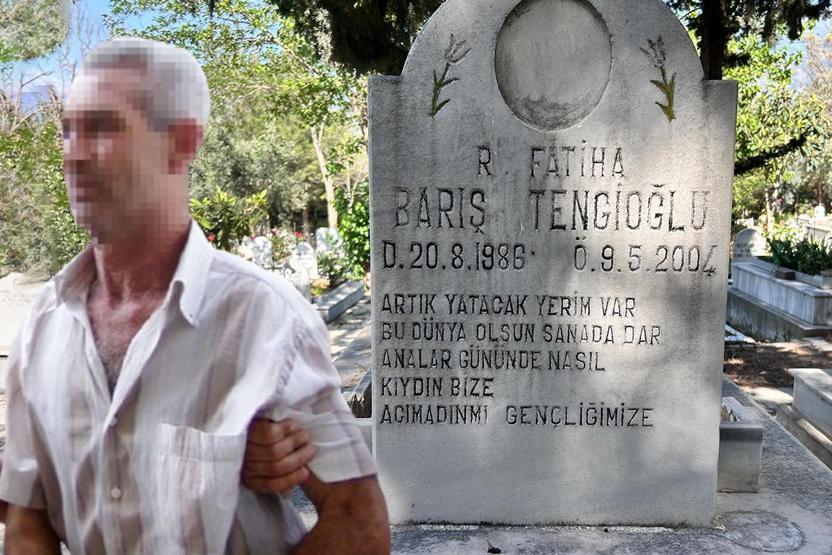 Özgür Özele yumruklu saldırı... Saldırganın katlettiği oğlunun mezarında dikkat çeken yazı