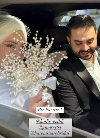 Kadir Ezildi evlendi İşte nikahtan ilk kareler