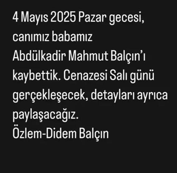 Ünlü oyuncunun babası hayatını kaybetti