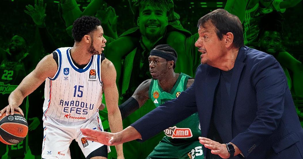 Anadolu Efes son maçta EuroLeaguee veda etti Panathinaikos, Fenerbahçe Bekonun rakibi oldu...
