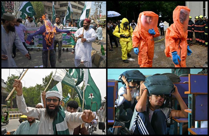 Pakistan sokaklarda, Hindistan tatbikatta: Ateşle oynuyor