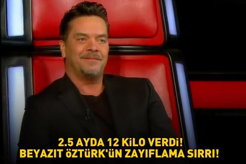 2.5 AYDA 12 KİLO VERDİ O Ses Türkiye jürisi Beyazıt Öztürkün zayıflama sırrı Meğer bunları yapmış