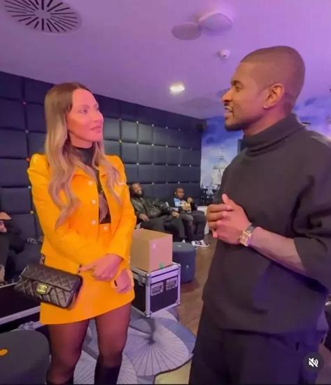 Hadise ile R&B müziğin efsane ismi Usher yan yana CENNETTEN BİR KARE