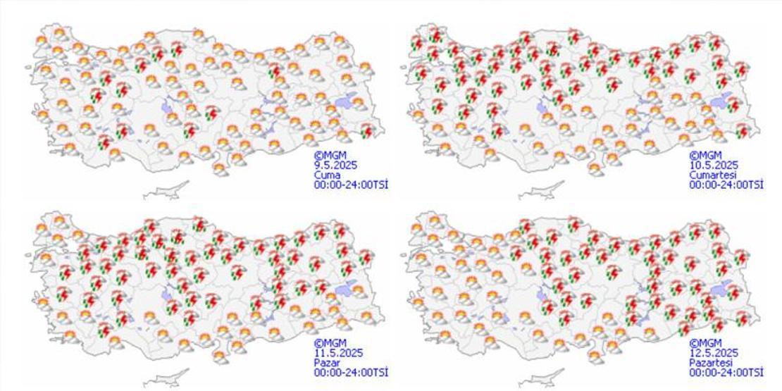 Hafta sonu plan yapanlar dikkat Sıcaklıklar Düşüyor, Yağış Geliyor