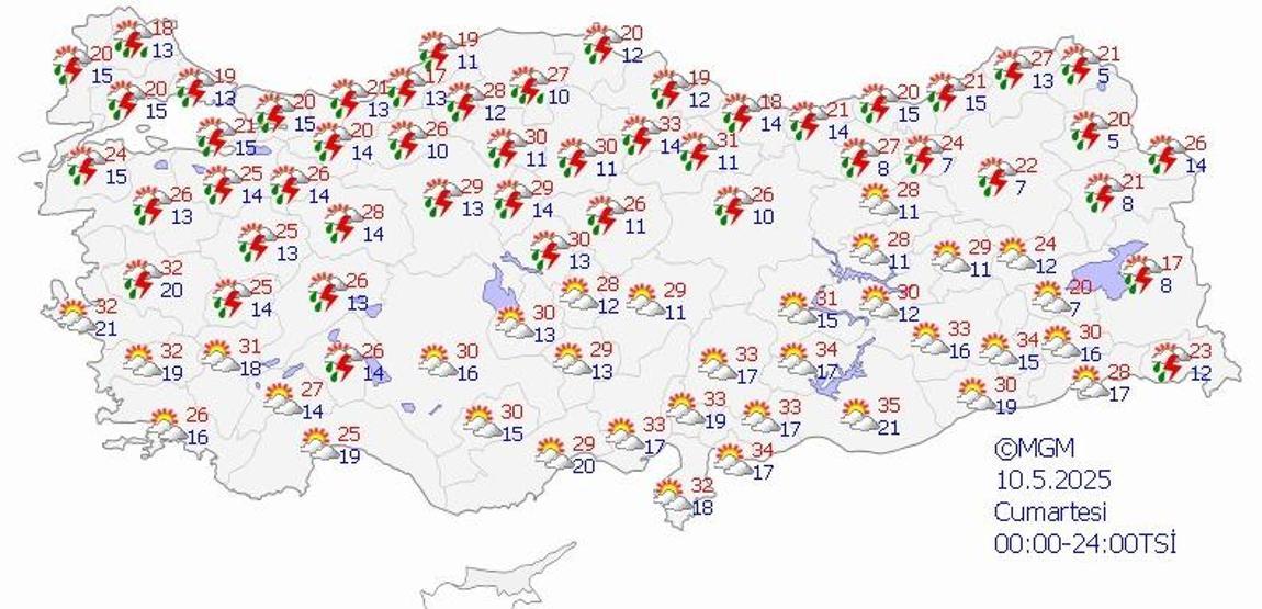 Hafta sonu plan yapanlar dikkat Sıcaklıklar Düşüyor, Yağış Geliyor