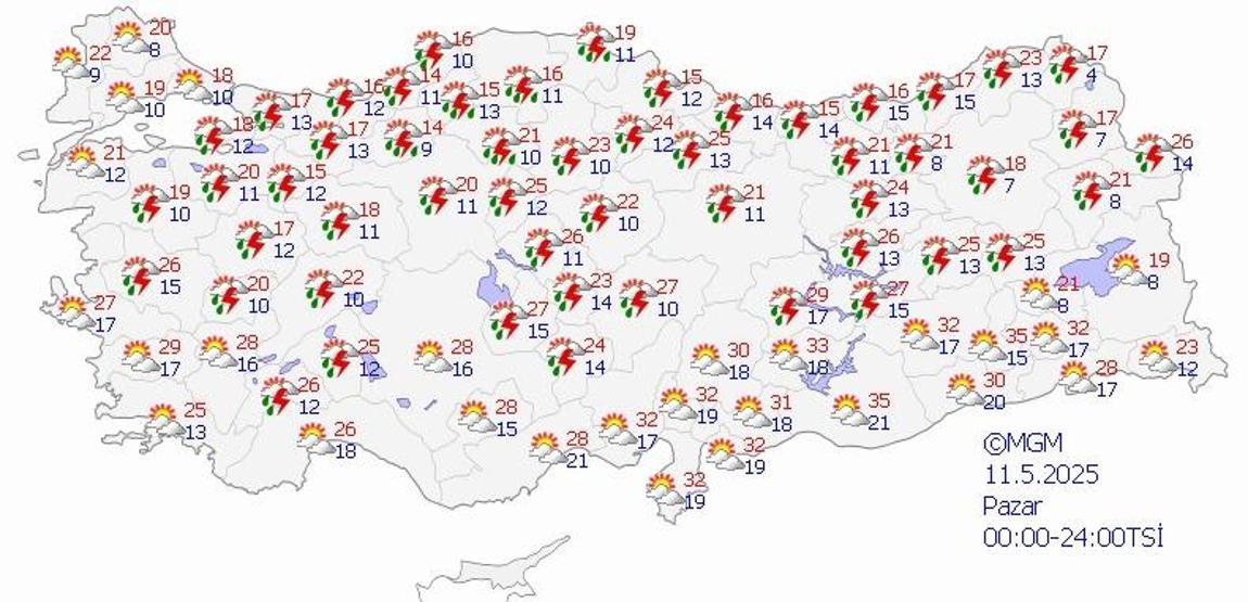 Hafta sonu plan yapanlar dikkat Sıcaklıklar Düşüyor, Yağış Geliyor