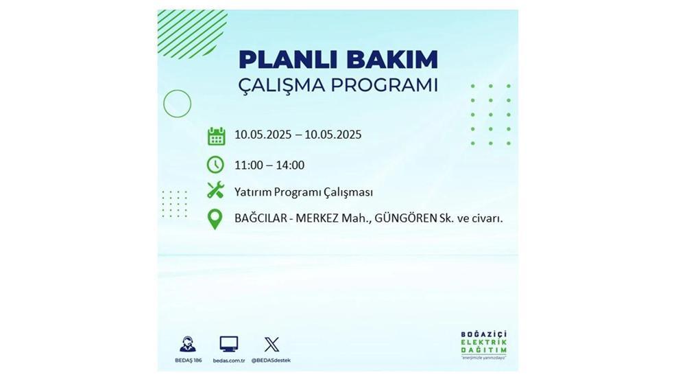 10 MAYIS İSTANBUL ELEKTRİK KESİNTİSİ: İstanbulda Elektrikler Ne Zaman Gelecek BEDAŞ AYEDAŞ 10 Mayıs Elektrik Kesintisi Açıklaması
