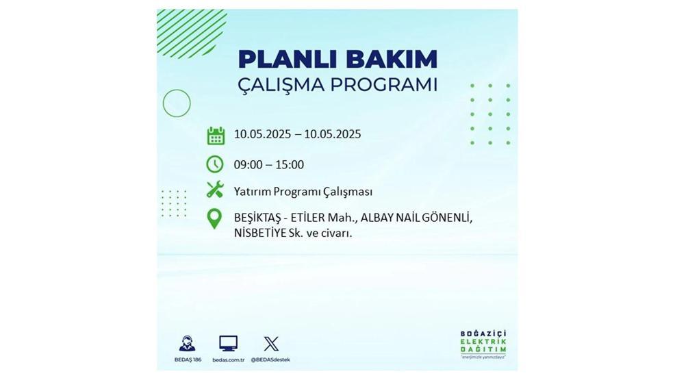 10 MAYIS İSTANBUL ELEKTRİK KESİNTİSİ: İstanbulda Elektrikler Ne Zaman Gelecek BEDAŞ AYEDAŞ 10 Mayıs Elektrik Kesintisi Açıklaması