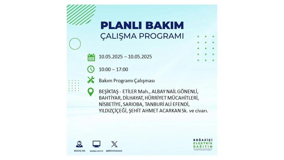 10 MAYIS İSTANBUL ELEKTRİK KESİNTİSİ: İstanbulda Elektrikler Ne Zaman Gelecek BEDAŞ AYEDAŞ 10 Mayıs Elektrik Kesintisi Açıklaması