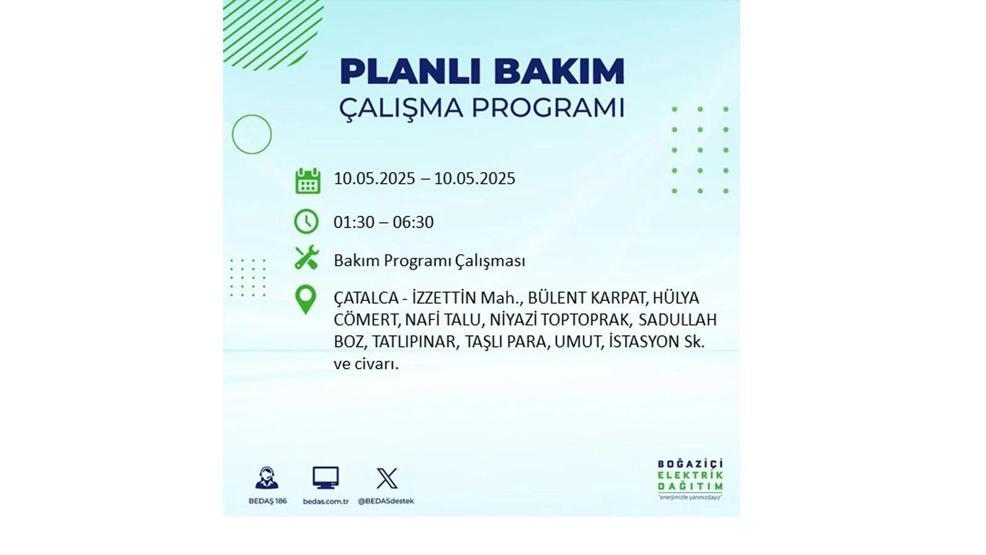 10 MAYIS İSTANBUL ELEKTRİK KESİNTİSİ: İstanbulda Elektrikler Ne Zaman Gelecek BEDAŞ AYEDAŞ 10 Mayıs Elektrik Kesintisi Açıklaması