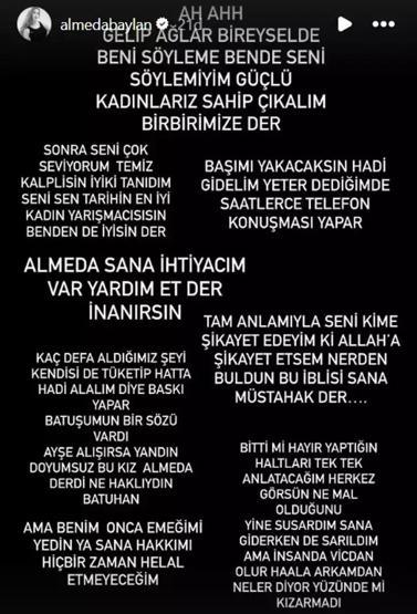 Survivordan diskalifiye olan Almedadan olay itiraf: EN BÜYÜK PİŞMANLIĞIMSIN
