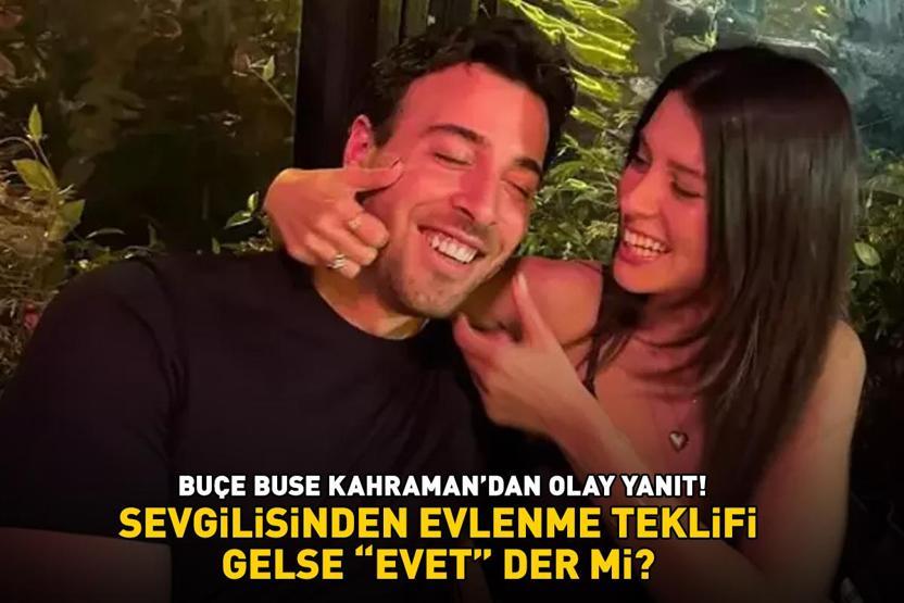 Yalı Çapkınının Peliniydi Buçe Buse Kahraman’dan ‘Kaan Akyıldız evlenme teklifi etse Evet der misiniz’ sorusuna olay yanıt