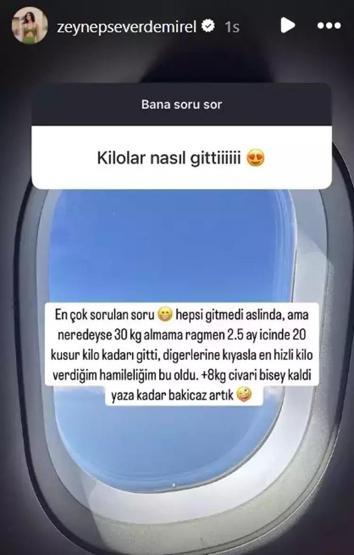 Hamileliği süresince 30 kilo almıştı Zeynep Demirelin zayıflama sırrı MUCİZEVİ ETKİ