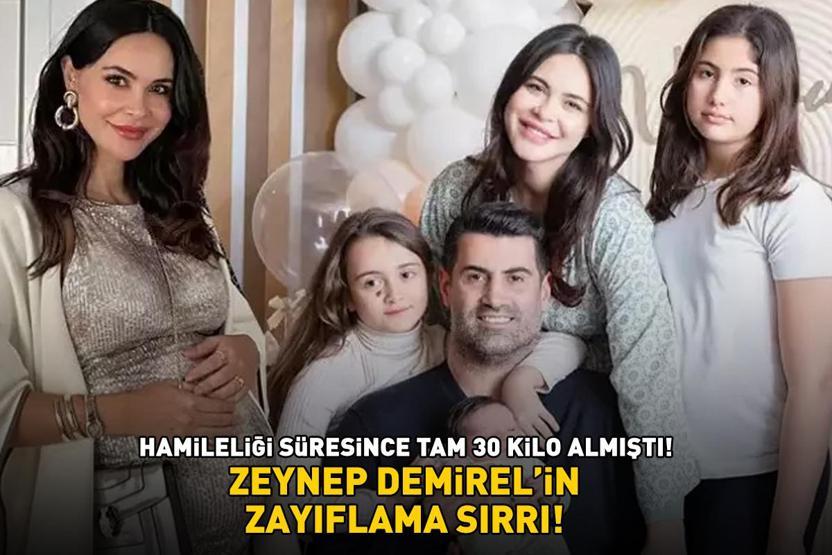 Hamileliği süresince 30 kilo almıştı Zeynep Demirelin zayıflama sırrı MUCİZEVİ ETKİ