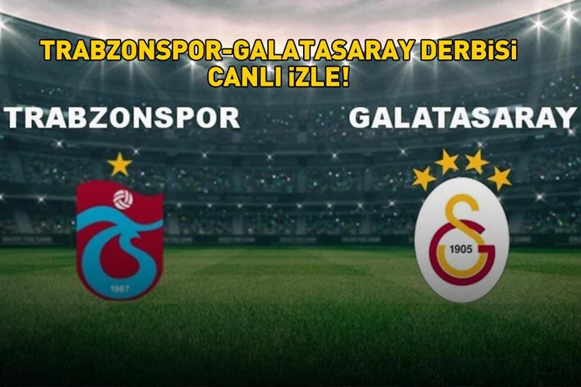 BEIN SPORTS 1 CANLI İZLE TRABZONSPOR GALATASARAY MAÇI ŞİFRESİZ | Süper Lig Trabzonspor Galatasaray maçı BeIN Sports 1 canlı yayın bilgileri