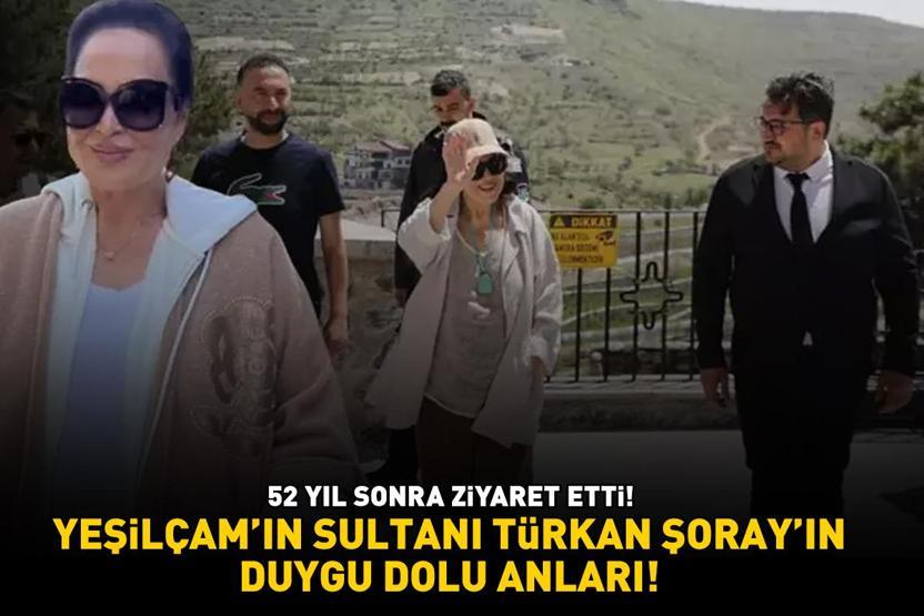 Yeşilçam’ın Sultanı Türkan Şorayın duygu dolu anları 52 YIL SONRA ZİYARET ETTİ
