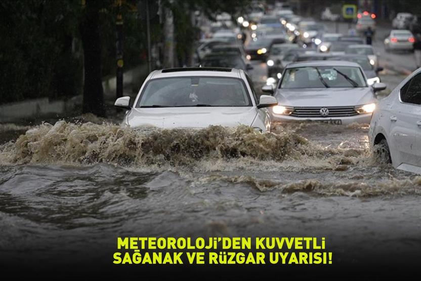 Dikkat Meteoroloji il il uyardı: Kuvvetli sağanak ve rüzgar alarmı