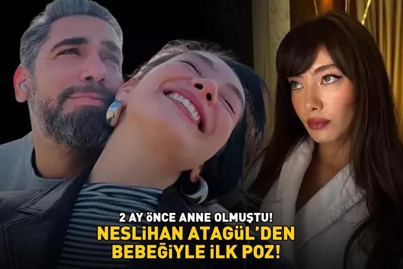 Yaprak Dökümünün Deniziydi 2 ay önce anne olan Neslihan Atagülden bebeğiyle ilk poz
