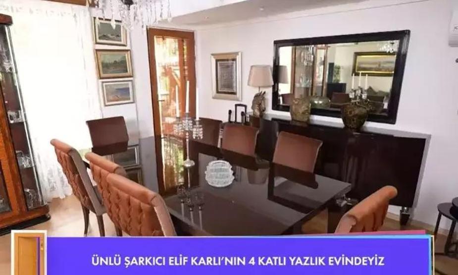 Elif Karlı 4 katlı yazlık evinin kapılarını açtı
