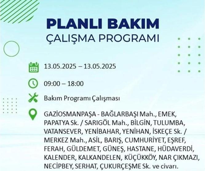 13 MAYIS ELEKTRİK KESİNTİSİ: İstanbul’da elektrikler ne zaman gelecek BEDAŞ elektrik kesintisi 8 saate kadar çıkacak