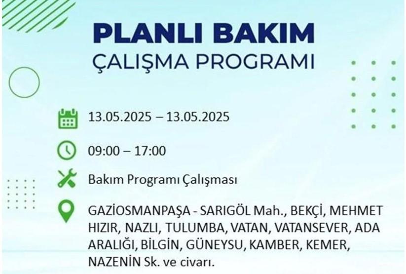 13 MAYIS ELEKTRİK KESİNTİSİ: İstanbul’da elektrikler ne zaman gelecek BEDAŞ elektrik kesintisi 8 saate kadar çıkacak