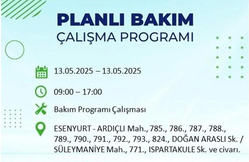 13 MAYIS ELEKTRİK KESİNTİSİ: İstanbul’da elektrikler ne zaman gelecek BEDAŞ elektrik kesintisi 8 saate kadar çıkacak