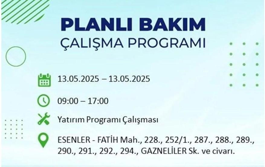 13 MAYIS ELEKTRİK KESİNTİSİ: İstanbul’da elektrikler ne zaman gelecek BEDAŞ elektrik kesintisi 8 saate kadar çıkacak