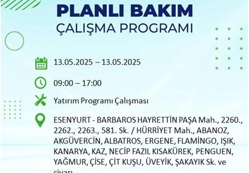 13 MAYIS ELEKTRİK KESİNTİSİ: İstanbul’da elektrikler ne zaman gelecek BEDAŞ elektrik kesintisi 8 saate kadar çıkacak