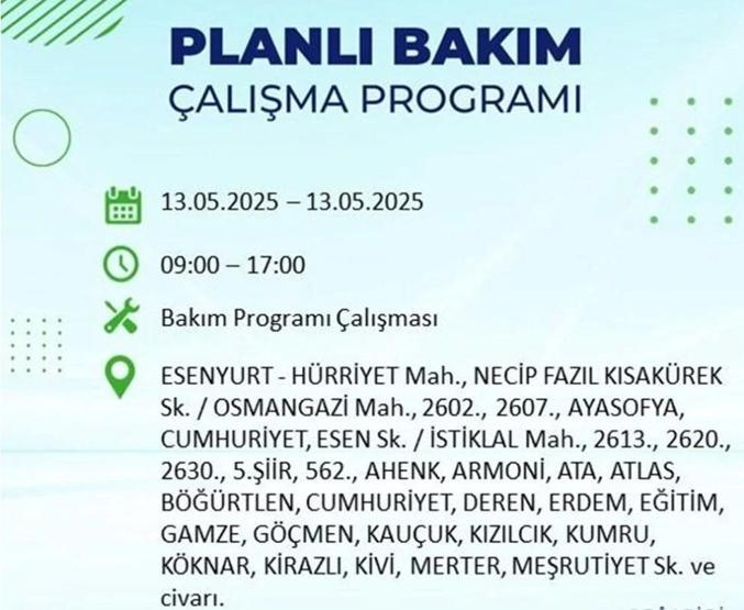 13 MAYIS ELEKTRİK KESİNTİSİ: İstanbul’da elektrikler ne zaman gelecek BEDAŞ elektrik kesintisi 8 saate kadar çıkacak