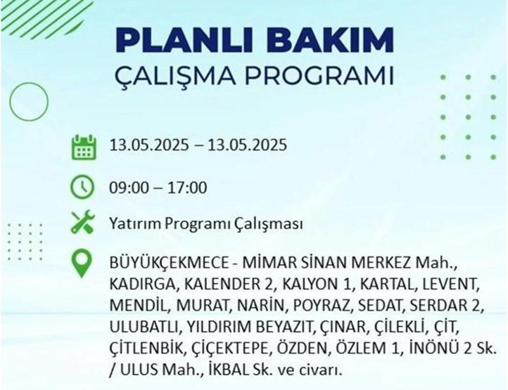 13 MAYIS ELEKTRİK KESİNTİSİ: İstanbul’da elektrikler ne zaman gelecek BEDAŞ elektrik kesintisi 8 saate kadar çıkacak