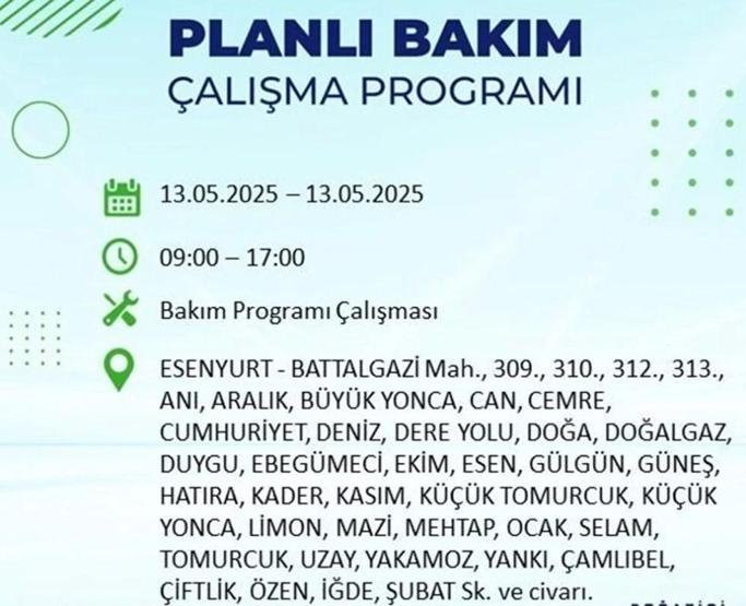 13 MAYIS ELEKTRİK KESİNTİSİ: İstanbul’da elektrikler ne zaman gelecek BEDAŞ elektrik kesintisi 8 saate kadar çıkacak