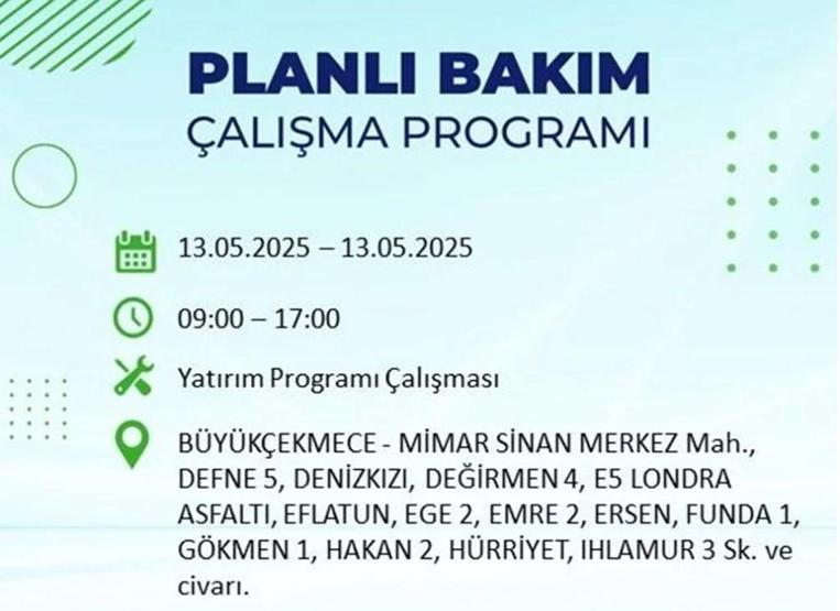 13 MAYIS ELEKTRİK KESİNTİSİ: İstanbul’da elektrikler ne zaman gelecek BEDAŞ elektrik kesintisi 8 saate kadar çıkacak