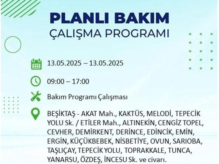 13 MAYIS ELEKTRİK KESİNTİSİ: İstanbul’da elektrikler ne zaman gelecek BEDAŞ elektrik kesintisi 8 saate kadar çıkacak