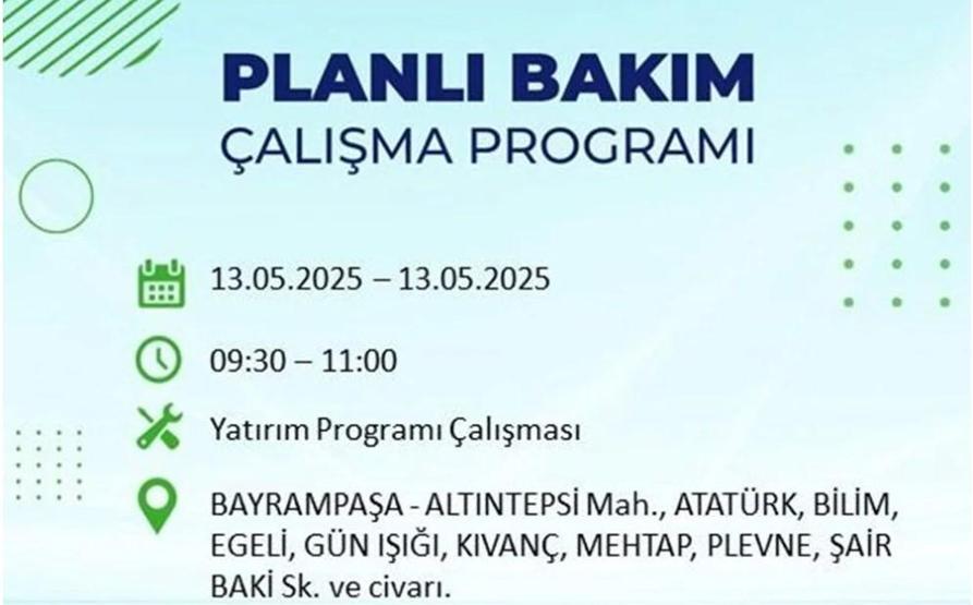 13 MAYIS ELEKTRİK KESİNTİSİ: İstanbul’da elektrikler ne zaman gelecek BEDAŞ elektrik kesintisi 8 saate kadar çıkacak