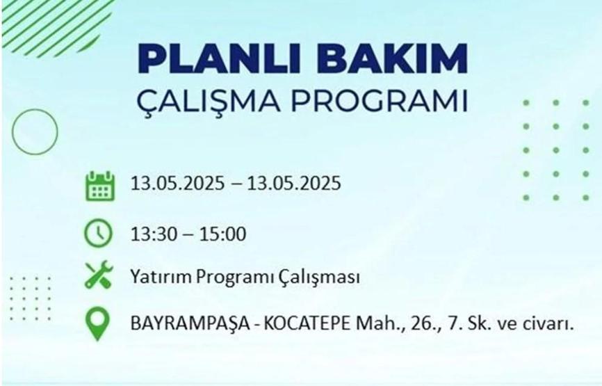 13 MAYIS ELEKTRİK KESİNTİSİ: İstanbul’da elektrikler ne zaman gelecek BEDAŞ elektrik kesintisi 8 saate kadar çıkacak