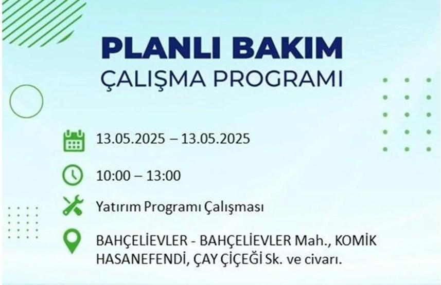 13 MAYIS ELEKTRİK KESİNTİSİ: İstanbul’da elektrikler ne zaman gelecek BEDAŞ elektrik kesintisi 8 saate kadar çıkacak