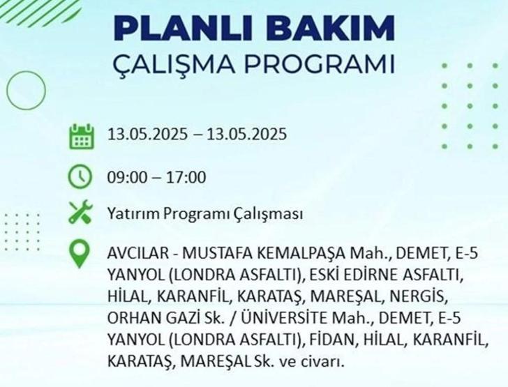 13 MAYIS ELEKTRİK KESİNTİSİ: İstanbul’da elektrikler ne zaman gelecek BEDAŞ elektrik kesintisi 8 saate kadar çıkacak